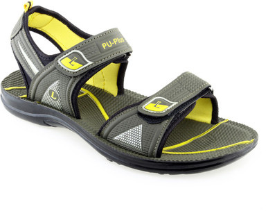 Lancer Men Olive Sports Sandals
