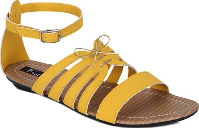 Kielz Women Yellow Flats
