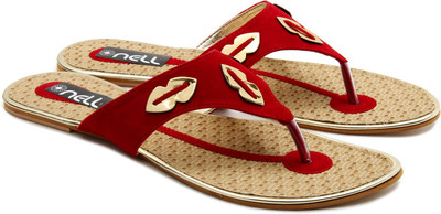 Nell Women Red Flats