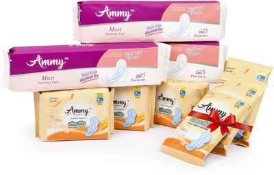 Ammy Set of 3+ 3 Ultra Thin XXl Sanitary Pads will get 6 pads free Sanitary Pad(Pack of 9)
Ammy Set of 3+ 3 Ultra Thin XXl Sanitary Pads will get 6 pads free Sanitary Pad(Pack of 9)