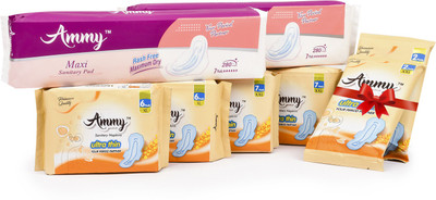 Ammy Set Of 6 Ultra Thin , Rashes Free + 2 Set Sanitary Pads Free Sanitary Pad(Pack of 8)
Ammy Set Of 6 Ultra Thin , Rashes Free + 2 Set Sanitary Pads Free Sanitary Pad(Pack of 8)