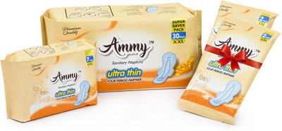Ammy Buy 2 Set of ultra Thin XXl sanitary pads will get four sanitary pads free Sanitary Pad(Pack of 41)
Ammy Buy 2 Set of ultra Thin XXl sanitary pads will get four sanitary pads free Sanitary Pad(Pack of 41)