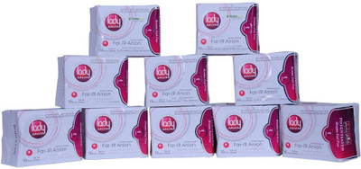 Lady Anion Far Infrared Sanitary Pad(Pack of 10)