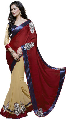 Jiya Self Design, Embellished, Embroidered Fashion Georgette Saree(Beige, Red)
Jiya Self Design, Embellished, Embroidered Fashion Georgette Saree(Beige, Red)