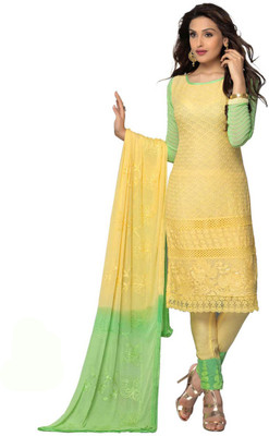Vandv Shop Chiffon Embroidered Salwar Suit Dupatta Material(Un-stitched), Yellow
Vandv Shop Chiffon Embroidered Salwar Suit Dupatta Material(Un-stitched), Yellow