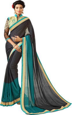 Khushali Self Design, Embellished Fashion Chiffon Saree(Blue, Black), Black;blue
Khushali Self Design, Embellished Fashion Chiffon Saree(Blue, Black), Black;blue