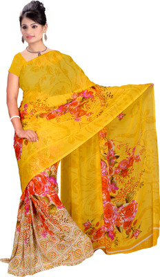 Khushali Self Design, Printed Fashion Georgette Saree(Yellow, Multicolor), Multicolor;yellow
Khushali Self Design, Printed Fashion Georgette Saree(Yellow, Multicolor), Multicolor;yellow