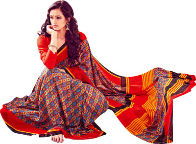 Jiya Self Design, Printed Fashion Georgette Saree(Red, Multicolor), Multicolor;red
Jiya Self Design, Printed Fashion Georgette Saree(Red, Multicolor), Multicolor;red