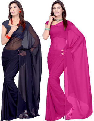Multi Retail Printed Daily Wear Chiffon Saree(Pack of 2, Pink, Black), Black02;pink09
Multi Retail Printed Daily Wear Chiffon Saree(Pack of 2, Pink, Black), Black02;pink09