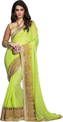 Khoobee Self Design, Embroidered, Embellished Fashion Georgette Saree(Light Green, Beige), Beige;light green
Khoobee Self Design, Embroidered, Embellished Fashion Georgette Saree(Light Green, Beige), Beige;light green