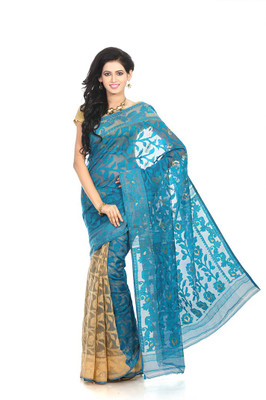 Crochetin Self Design Fashion Handloom Silk, Cotton Saree(Green, Brown), Green and bedge
Crochetin Self Design Fashion Handloom Silk, Cotton Saree(Green, Brown), Green and bedge
