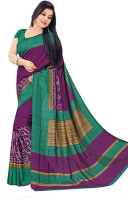 Gugaliya Self Design Bollywood Art Silk Saree(Multicolor)
