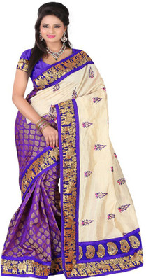 Softdeal Printed Bhagalpuri Printed Silk Saree(Green)