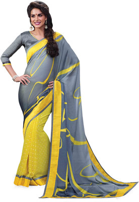 Indianbeauty Self Design, Printed Fashion Pure Georgette Saree(Yellow, Grey), Grey;yellow 
Indianbeauty Self Design, Printed Fashion Pure Georgette Saree(Yellow, Grey), Grey;yellow
