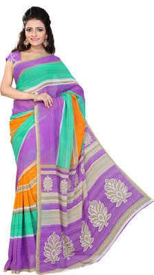 Jiya Self Design, Printed Fashion Georgette Saree(Purple, Multicolor), Multicolor;purple
Jiya Self Design, Printed Fashion Georgette Saree(Purple, Multicolor), Multicolor;purple