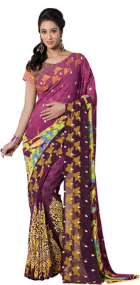 Parisha Printed Daily Wear Georgette Saree(Pink, Purple), Dark pink & purple
Parisha Printed Daily Wear Georgette Saree(Pink, Purple), Dark pink & purple