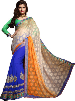 Jiya Self Design, Embroidered, Embellished Fashion Georgette, Jacquard Saree(Beige, Orange, Blue, Green), Beige;blue;green;orange
Jiya Self Design, Embroidered, Embellished Fashion Georgette, Jacquard Saree(Beige, Orange, Blue, Green), Beige;blue;green;orange