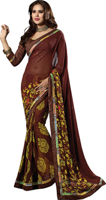 Khoobee Self Design, Printed, Embellished Fashion Georgette, Satin, Chiffon Saree(Brown, Multicolor)
Khoobee Self Design, Printed, Embellished Fashion Georgette, Satin, Chiffon Saree(Brown, Multicolor)
