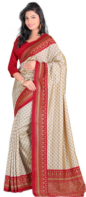 Sunaina Printed Fashion Art Silk Saree(Multicolor)