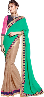 Khushali Self Design, Embroidered, Embellished Fashion Georgette Saree(Light Blue, Beige, Pink, Beige;light blue;pink
Khushali Self Design, Embroidered, Embellished Fashion Georgette Saree(Light Blue, Beige, Pink, Beige;light blue;pink