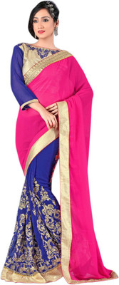 Jiya Self Design, Embroidered Fashion Georgette Saree(Pink, Beige, Blue), Beige;blue;pink
Jiya Self Design, Embroidered Fashion Georgette Saree(Pink, Beige, Blue), Beige;blue;pink