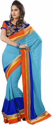 Khushali Self Design, Embroidered Fashion Georgette Saree(Blue, Light Blue, Orange)
Khushali Self Design, Embroidered Fashion Georgette Saree(Blue, Light Blue, Orange)