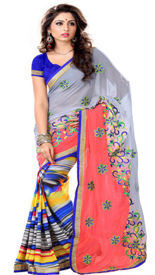 Sourbh Sarees Self Design Fashion Chiffon, Synthetic Georgette Saree(Pink, Grey), Grey;peach
Sourbh Sarees Self Design Fashion Chiffon, Synthetic Georgette Saree(Pink, Grey), Grey;peach