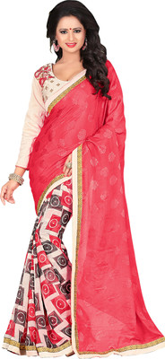 Khushali Self Design, Embroidered Fashion Georgette, Jacquard Saree(Pink, Beige, Multicolor), Beige;multicolor;pink
Khushali Self Design, Embroidered Fashion Georgette, Jacquard Saree(Pink, Beige, Multicolor), Beige;multicolor;pink