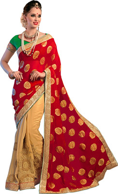 Jiya Self Design, Embellished, Embroidered Fashion Georgette Saree(Beige, Red, Green), Beige;green;red
Jiya Self Design, Embellished, Embroidered Fashion Georgette Saree(Beige, Red, Green), Beige;green;red