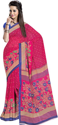 Jiya Self Design, Printed Fashion Georgette Saree(Pink, Multicolor), Rani;multi
Jiya Self Design, Printed Fashion Georgette Saree(Pink, Multicolor), Rani;multi