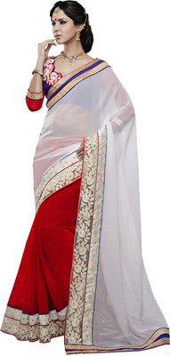 Desi Butik Self Design Fashion Georgette Saree(White)
Desi Butik Self Design Fashion Georgette Saree(White)