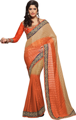 Khoobee Self Design, Embellished, Embroidered Fashion Georgette, Jacquard Saree(Beige, Orange)
Khoobee Self Design, Embellished, Embroidered Fashion Georgette, Jacquard Saree(Beige, Orange)