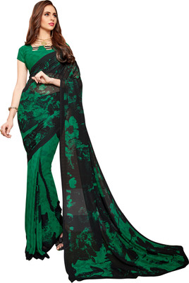 Khushali Self Design, Printed Fashion Georgette Saree(Green, Black), Black;green
Khushali Self Design, Printed Fashion Georgette Saree(Green, Black), Black;green
