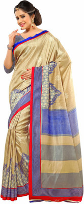 Sunaina Printed Fashion Art Silk Saree(Multicolor)