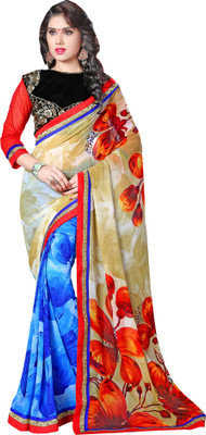 Khoobee Self Design, Printed Fashion Georgette Saree(Beige, Red, Blue, Beige;blue;red
Khoobee Self Design, Printed Fashion Georgette Saree(Beige, Red, Blue, Beige;blue;red