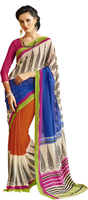 Lovelylook Printed Daily Wear Georgette Saree(Orange, Multicolor), Orange & multi
Lovelylook Printed Daily Wear Georgette Saree(Orange, Multicolor), Orange & multi