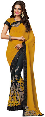 Desi Butik Embroidered Fashion Georgette Saree(Yellow, Black), Yellow and black
Desi Butik Embroidered Fashion Georgette Saree(Yellow, Black), Yellow and black