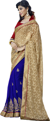 Jiya Self Design, Embellished, Embroidered Fashion Georgette Saree(Blue, Beige), Beige;blue
Jiya Self Design, Embellished, Embroidered Fashion Georgette Saree(Blue, Beige), Beige;blue