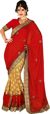 Chirag Sarees Self Design Fashion Jacquard Saree(Multicolor)
