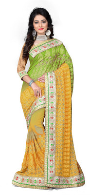 Khoobee Self Design, Embroidered, Embellished Fashion Georgette Saree(Yellow, Light Green), Light green;yellow
Khoobee Self Design, Embroidered, Embellished Fashion Georgette Saree(Yellow, Light Green), Light green;yellow