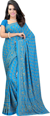 Jiya Self Design, Printed Fashion Chiffon Saree(Light Blue, Beige), Beige;light blue
Jiya Self Design, Printed Fashion Chiffon Saree(Light Blue, Beige), Beige;light blue