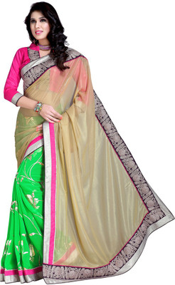 Khushali Self Design, Embroidered Fashion Chiffon, Georgette Saree(Light Green, Beige), Beige;lime
Khushali Self Design, Embroidered Fashion Chiffon, Georgette Saree(Light Green, Beige), Beige;lime