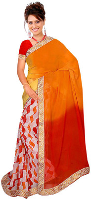 Khushali Self Design, Printed Fashion Georgette Saree(Multicolor), Multicolor;orange;yellow shaded red
Khushali Self Design, Printed Fashion Georgette Saree(Multicolor), Multicolor;orange;yellow shaded red