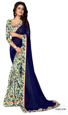 Indianbeauty Self Design, Solid, Printed Fashion Georgette Saree(Blue), Nevy blue
Indianbeauty Self Design, Solid, Printed Fashion Georgette Saree(Blue), Nevy blue