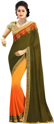 KRUPALI FASHION Embroidered Bollywood Pure Georgette Saree(Dark Green), Orange green
KRUPALI FASHION Embroidered Bollywood Pure Georgette Saree(Dark Green), Orange green