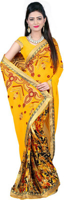 Parisha Embroidered Daily Wear Georgette Saree(Yellow, Multicolor), Yellow & multi
Parisha Embroidered Daily Wear Georgette Saree(Yellow, Multicolor), Yellow & multi