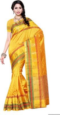 Mimosa Woven Ikkat Art Silk Saree(Gold)
Mimosa Woven Ikkat Art Silk Saree(Gold)