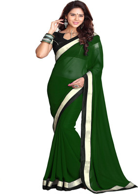 Sourbh Sarees Self Design, Solid, Embroidered Fashion Synthetic Georgette Saree(Green), Dark green
Sourbh Sarees Self Design, Solid, Embroidered Fashion Synthetic Georgette Saree(Green), Dark green