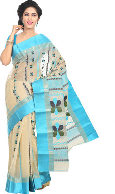 Crochetin Self Design Tant Handloom Cotton Saree(Beige, Blue), Blue;cream white
Crochetin Self Design Tant Handloom Cotton Saree(Beige, Blue), Blue;cream white