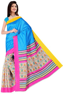 Khoobee Self Design, Printed Fashion Silk Saree(Multicolor), Multi;nevy blue;pink
Khoobee Self Design, Printed Fashion Silk Saree(Multicolor), Multi;nevy blue;pink
